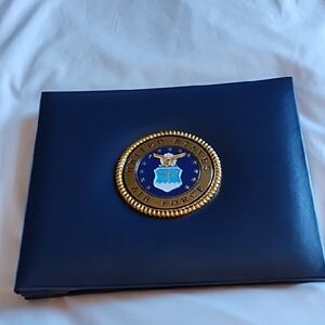US Air Force Blue Leather Photo Album